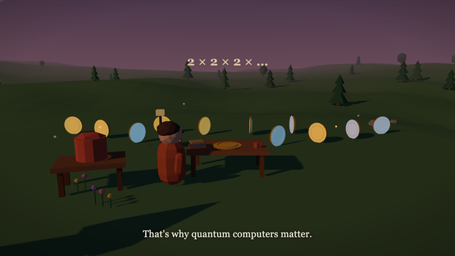 A frame from Quantum Superposition, Explained