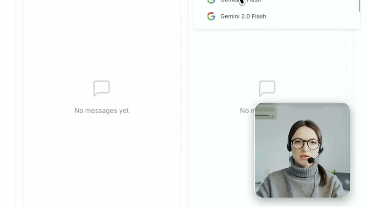 Square facecam style over a screen recording